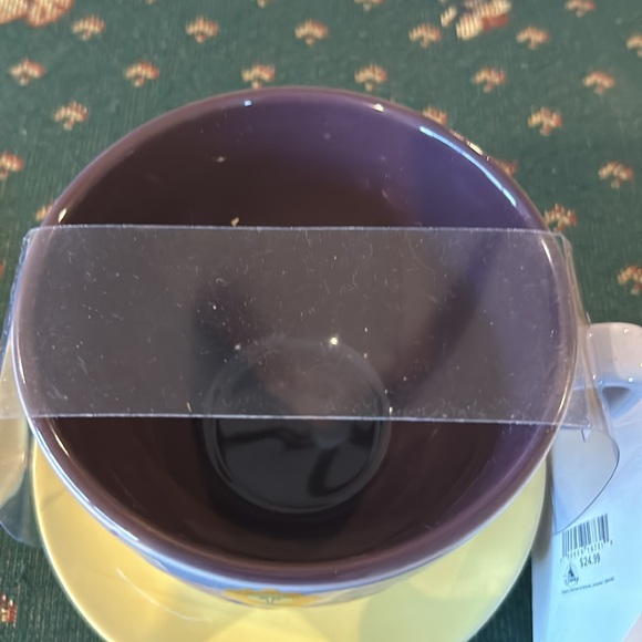 Disney’s oversize figment imagination cup, and saucer oversized, yellow, &purple - Picture 7 of 8